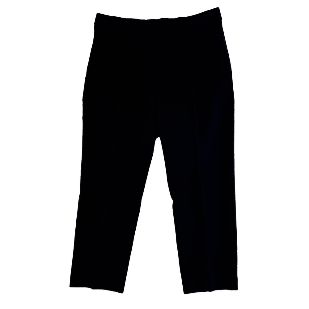 Graver Susan Graver Status Stretch Slim Leg Pants Large Petite Black